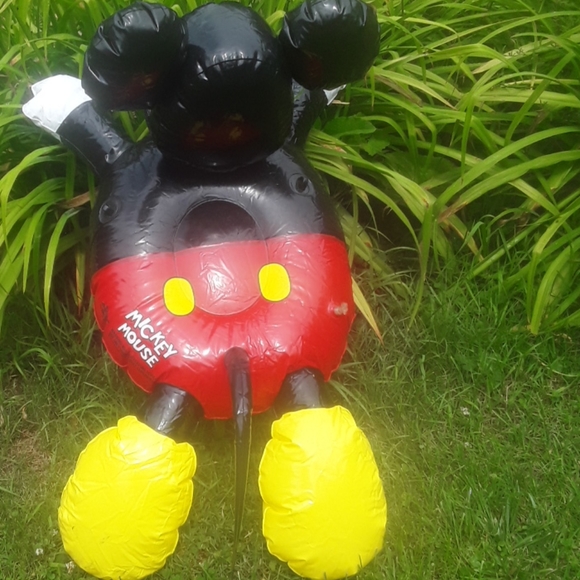 Mickey Mouse VINTAGE Pool Rider 1983 the Wet Set Inflatable Pool Toy - Picture 5 of 16